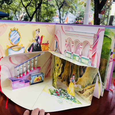 NÀNG BẠCH TUYẾT VÀ 7 CHÚ LÙN - BÌA CỨNG - SÁCH DỰNG HÌNH - BẢN ĐẶC BIỆT