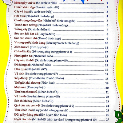 Dạo Chơi Cùng Toán Học - Trò Chơi Dán Giấy (3-4 Tuổi)