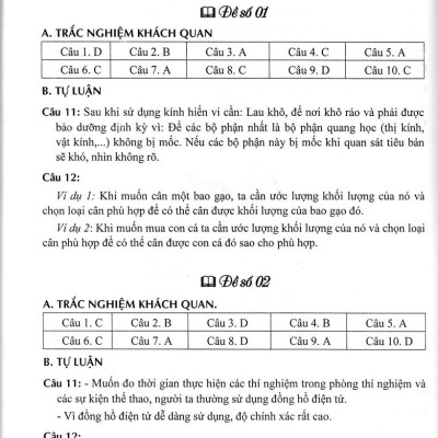 Sách – Đề Kiểm Tra Khoa Học Tự Nhiên 6 (Dùng Kèm SGK Kết Nối Tri Thức Với Cuộc Sống) (HA)