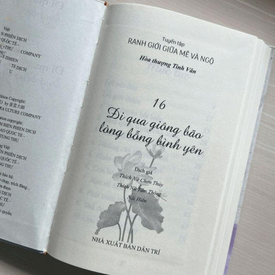 Sách - Đi Qua Giông Bão Lòng Bỗng Bình Yên - Tập 16 - Tuyển Tập Ranh Giới Giữa Mê Và Ngộ - Vĩnh Nghiêm Books