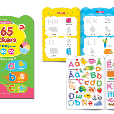 Trọn Bộ 6 Cuốn 2000+ Stickers Bóc Dán Thông Minh (Dành Cho Trẻ Từ 2-6 Tuổi) - Giúp bé phát triển IQ, EQ, CQ