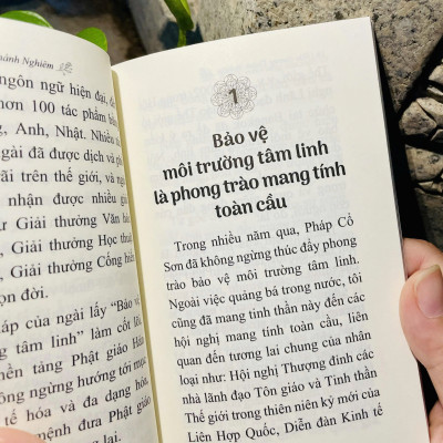 Sách - Bảo vệ môi trường tâm linh - Hòa thượng Thánh Nghiêm - Vĩnh nghiêm Books