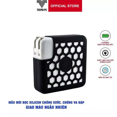 Sạc TEEMO PC Tương Thích Cho Laptop Pro Air 2008 2009 2010 2011 Mẫu Mới Bọc Silicon Chống Xước Chống Va Đập - Hàng Nhập Khẩu New Seal