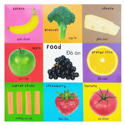 Sách - 100 Từ Vựng Đầu Tiên - Bộ  Từ Vựng Đầu Đời Cho Bé - Tân Việt Books