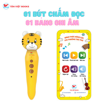 Bộ sách: Bút chấm đọc - Học tiếng Anh Tân Việt - Bản Quyền