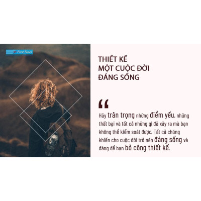 Sách - Combo Thiết kế một cuộc đời đáng sống + Tìm bình yên giữa vạn biến - FirstNews