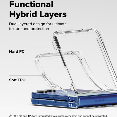 Ốp lưng RINGKE Fusion dành cho Samsung Galaxy Z Flip 6/ Z Flip 7_ Hàng chính hãng