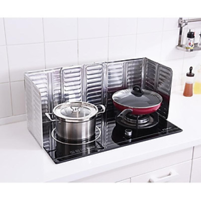 Tấm Chắn DẦU MỠ Tiện Dụng cho bếp, làm VÁCH NGĂN CHỐNG VĂNG DẦU MỠ, chắn gió, tránh cháy AN TOÀN. Sử dụng ĐA NĂNG, Chất liệu Nhôm gọn nhẹ dễ vệ sinh tái sử dụng nhiều lần