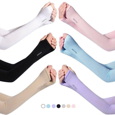 Ống Tay Chống Nắng Xỏ Ngón, Găng Tay Chống Nắng Hàn Quốc Chống Tia UV Dành Cho Nam Và Nữ Let