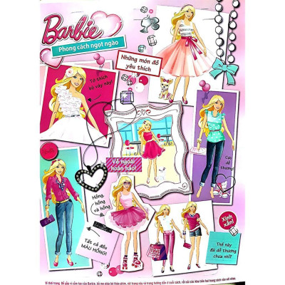 Sách Ghép Hình Barbie Thủ Công Dựng Hình Thời Trang Phong Cách Ngọt Ngào - Tân Việt Books
