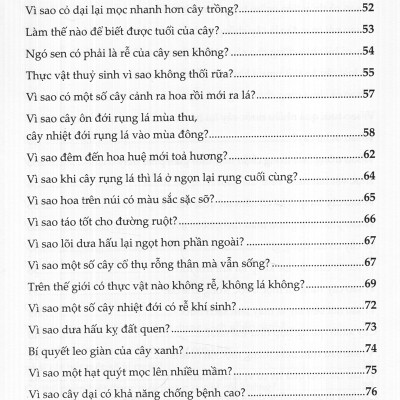 10 Vạn Câu Hỏi Vì Sao?  - Thực Vật (Tái Bản)