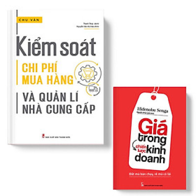 Combo sách: Kiểm Soát Chi Phí Mua Hàng + Giá Trong Chiến Lược Kinh Doanh (MinhLongBooks)