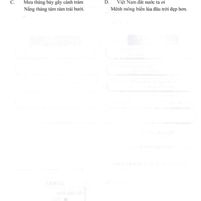Đề Kiểm Tra Đánh Giá Năng Lực Môn Lịch Sử - Địa Lí (Phần Địa Lí) Lớp 6 _EDU
