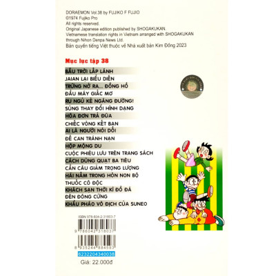 Doraemon - Chú Mèo Máy Đến Từ Tương Lai Tập 38 (Tái Bản)
