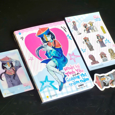 Sách - Nhật Ký Tình Yêu Của Cương Thi Trăm Năm - Bản Đặc Biệt - Tặng Kèm Bookmark + Sticker Cán Kim Tuyến + Polaroid PVC