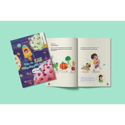 Sách - Ứ Ừ Con Ghét - Hóa Ra Rau Không Đáng Ghét, Mẹ Nhỉ - Song Ngữ Việt - Anh - NXB Phụ Nữ