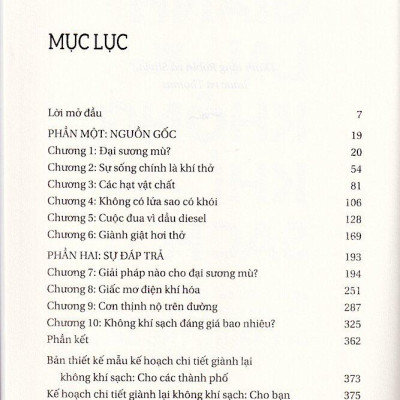 Giành Lại Không Khí Sạch - Sự Khởi Đầu Và Kết Thúc Của Ô Nhiễm Khí Quyển (Tái Bản)