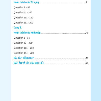 Bài Tập Hoàn Thành Câu Tiếng Anh ( Ôn Thi Vào Lớp 10 Và 10 Chuyên )