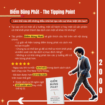 Trọn Bộ 7 Cuốn Sách Malcolm Gladwell: Những Kẻ Xuất Chúng + Điểm Bùng Phát + Trong Chớp Mắt  + Chú Chó Nhìn Thấy Gì  + David Và Goliath  + Đọc Vị Người Lạ + Lật Lại Điểm Bùng Phát