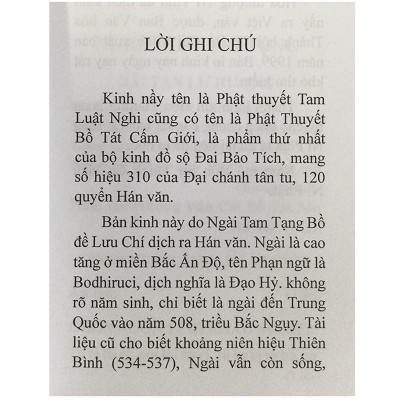 Sách - Pháp Hội Tam Tụ Luật Nghi - Chính Thông Book