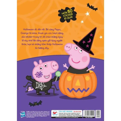 Sách Tương Tác - Cùng Học Cùng Chơi Với Peppa Pig - Halloween Vui Nhộn Của Peppa - Bản Quyền