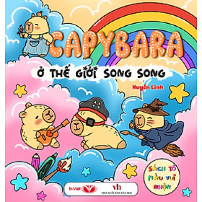 Sách - Tô Màu Vui Nhộn - CapyBara Ở Thế Giới Song Song - Trí Việt