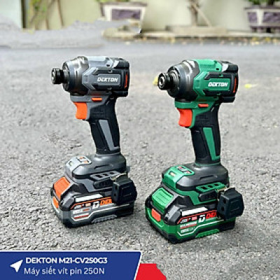 COMBO Máy Siết 250N Vít Dùng Pin 21V Dekton M21-CV250G3 KÈM 1 PIN M21-B3000 + 1 SẠC M21-S20 DEKTON - KM_T8 -HÀNG CHÍNH HÃNG