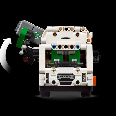 Đồ Chơi Lắp Ráp Xe Tải Rác Điện Mack LR - Mack LR Electric Garbage Truck - Lego Technic 42167 (503 Mảnh Ghép)