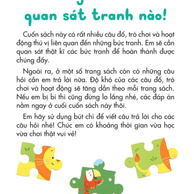 Sách 25++ Hoạt Động Rèn Luyện Trí Sáng Tạo Và Tư Duy Cho Trẻ - Thử Tài Quan Sát Tranh