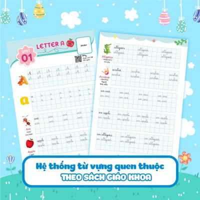 Sách - Luyện Viết Chữ Đẹp Tiếng Anh - My Phonics Grade 1 - Megabook