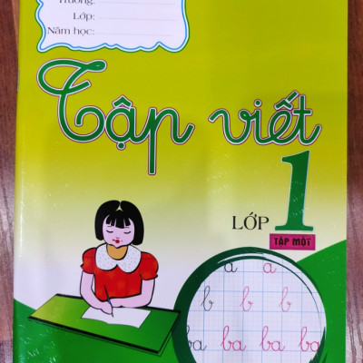 Sách - Combo Tập Viết Lớp 1 - Tập 1 + 2 (Theo Chương Trình Tiểu Học Mới)
