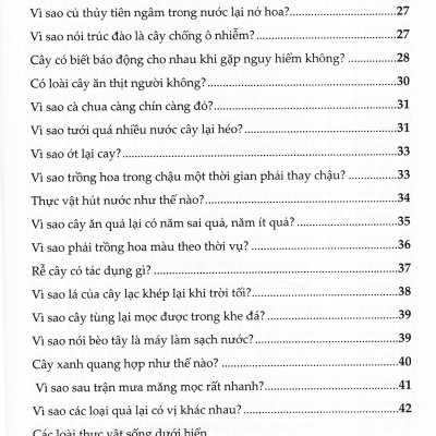 10 Vạn Câu Hỏi Vì Sao?  - Thực Vật (Tái Bản)
