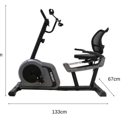 Xe đạp phục hồi chức năng TK8601R điều chỉnh yên linh hoạt, lưng dựa thoáng khí êm ái, tải trọng 120kg chắc chắn, bánh đà 3kg điều chỉnh nặng nhẹ linh hoạt cho người sử dụng.