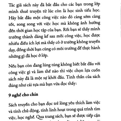 Nghĩ Thử Làm Thật - 9 Nghề Cho Chín