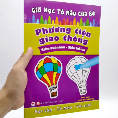 Giờ Học Tô Màu Của Bé - Phương Tiện Giao Thông (Siêu Vui Nhộn - Siêu Bổ Ích)