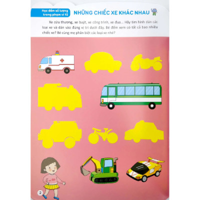 Bóc Dán Hình Thông Minh Phát Triển Khả Năng Tư Duy Toán Học IQ EQ CQ (3-4 Tuổi) - 178 Sticker (Quyển 6)