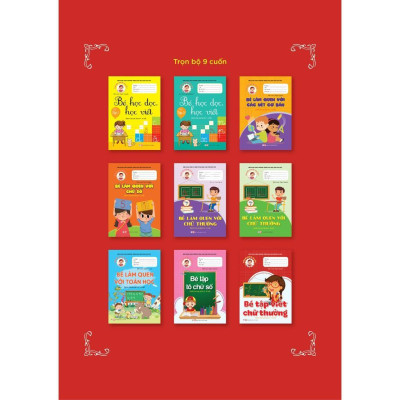 Sách - Khởi Đầu Cho Bé Vào Lớp 1 -Bé Làm Quen Với Chữ Thường - Tập 1 - Tân Việt Books
