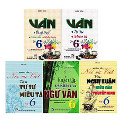 Sách - Văn Tự Sự - Miêu Tả Lớp 6 Biên Soạn Theo Chương Trình Mới (combo 5 cuốn)