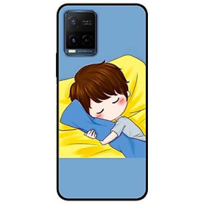 Ốp lưng dành cho Vivo Y21 - Vivo Y21s mẫu Anime Couple Ngủ
