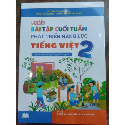 Sách - Phiếu bài tập cuối tuần phát triển năng lực Tiếng Việt 2 - cánh diều - Theo chương trình phổ thông 2018