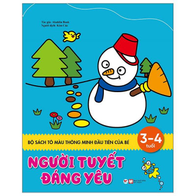 Bộ Sách Tô Màu Thông Minh Đầu Tiên Của Bé 2- 6 Tuổi: Phép So Sánh Thú Vị + Người Tuyết Đáng Yêu + Cầu Vồng Kì Ảo + Nhiếp Ảnh Gia Tí Hon (Bộ 4 Cuốn)
