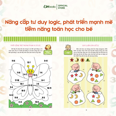 Sách Toán cho bé, Phát triển tiềm năng toán học cho trẻ - Toán  học cho trẻ mẫu giáo - Lớp mầm 2 (Tái bản 2021)- 2HBooks