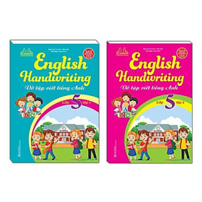 Sách - Vở Tập Viết Tiếng Anh Lớp 5 - Combo 2 Tập - Minh Thắng