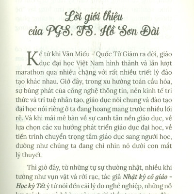 Nhật Ký Cô Giáo - Học Kỳ Tết (Tản Văn)