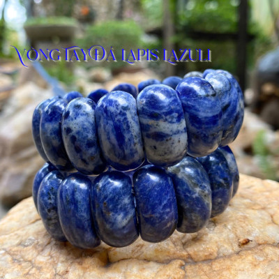 Vòng tay đá lapis lazuli 25ly tuyệt tác phong thủy cho tâm an, trí sáng