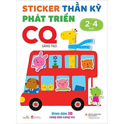 Sticker Thần Kỳ Phát Triển CQ Sáng Tạo 2-4 Tuổi