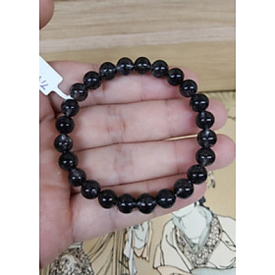 Vòng Tay Đá Thạch Anh Tóc Đen - BATDV001 - 7.5mm