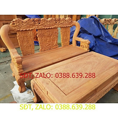 Bộ bàn ghế minh quốc voi gỗ gõ đỏ