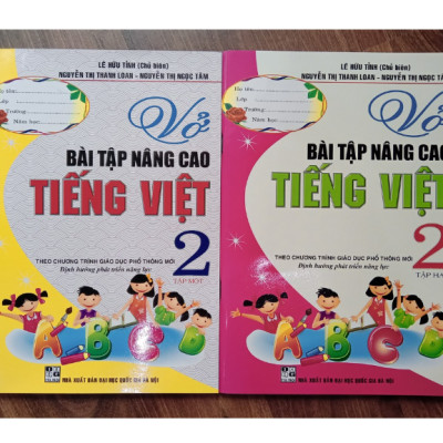 Sách - Combo Vở bài tập nâng cao Tiếng Việt 2 (Tập 1 +Tập 2) - Định hướng phát triển năng lực