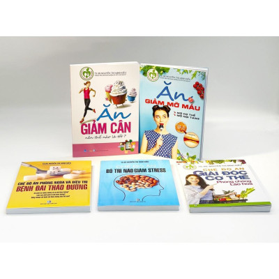 Sách - Chế Độ Ăn Tốt Cho Sức Khỏe  - Combo 5 Cuốn - Nguyễn Thị Minh Kiều - Việt Thư